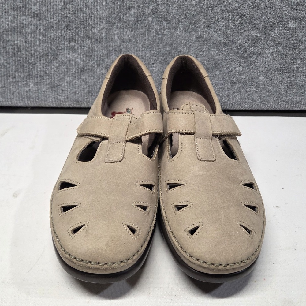 SAS Tripad Comfort Roamer Mary Jane Moc Loafer Shoes British Tan Suede Womens 11 - Picture 3 of 10